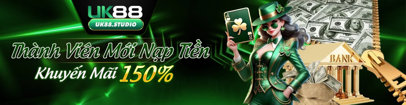 Khuyến mãi 150% khi thành viên mới nạp tiền